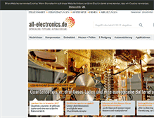 Tablet Screenshot of all-electronics.de